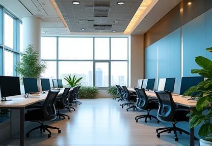 FalconNet Solutions Dubai office, modern workspace