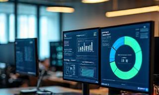 IoT device dashboard in office setting