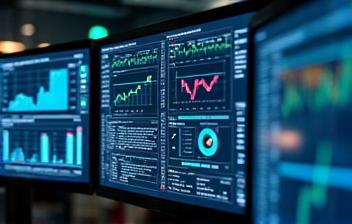 Live dashboards with analytics graphs
